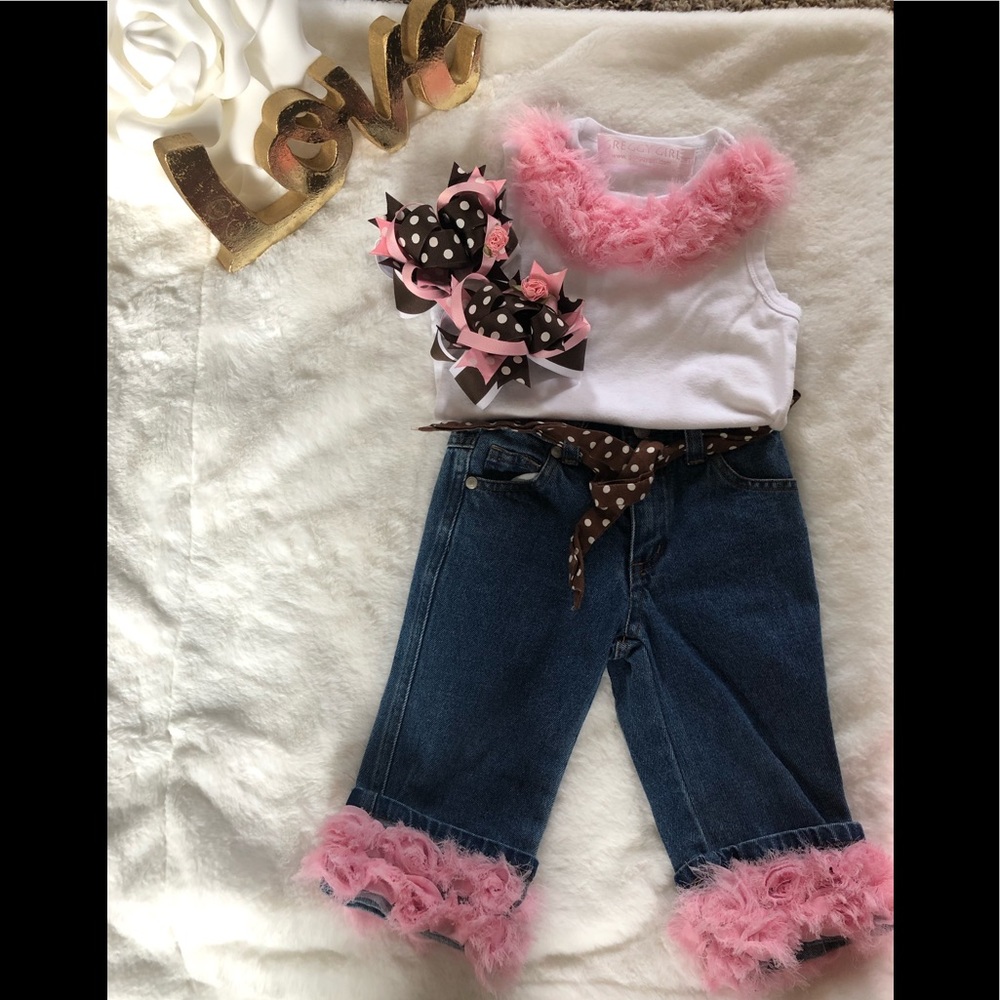 Boutique tank and jean set